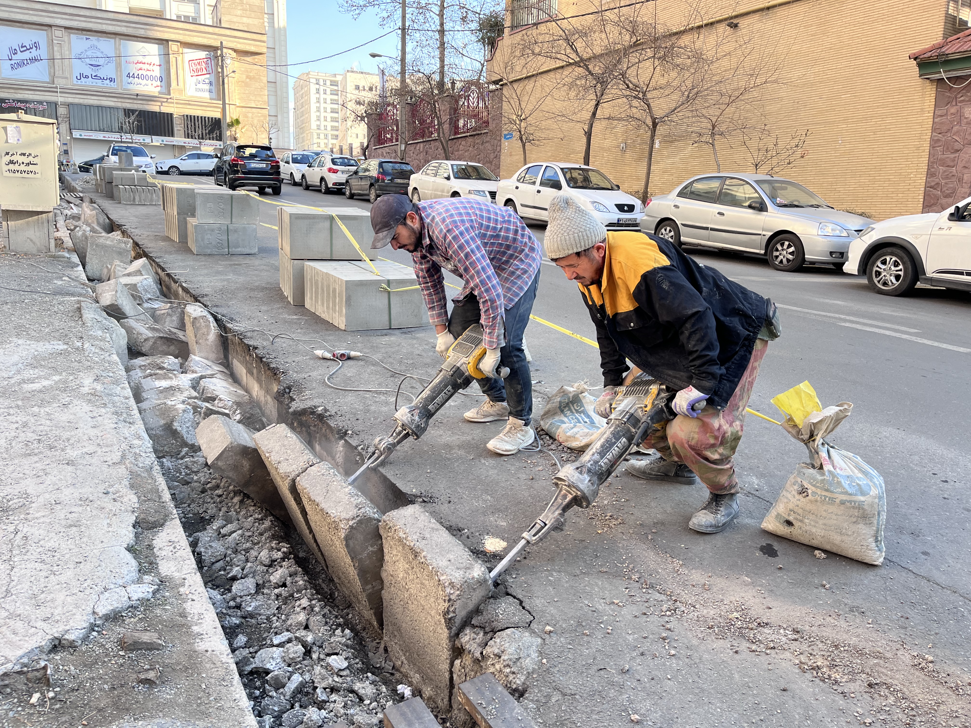 اجاره هیلتی تخریب جدول  